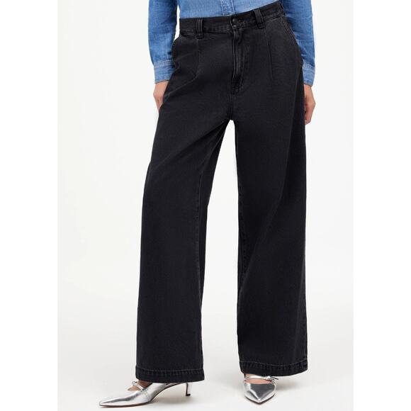 NWT MADEWELL The Harlow Wide-Leg Jean Airy Denim Edition 33 - Picture 1 of 8